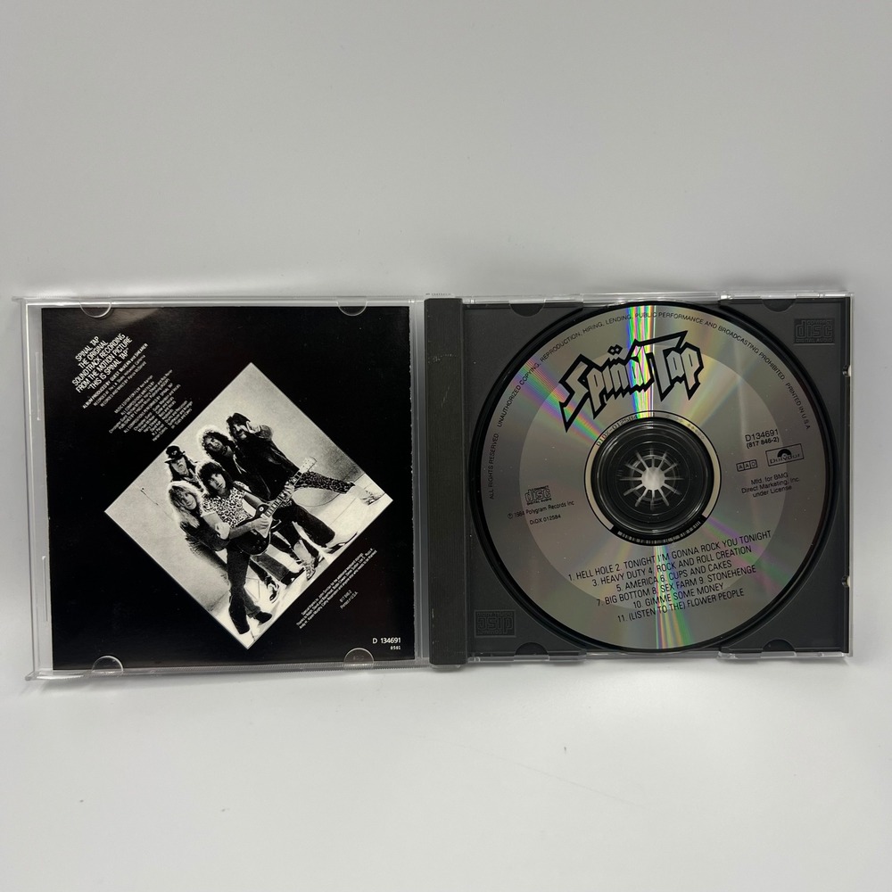 Spinal Tap This Is Spinal Tap Movie Soundtrack CD BMG Club Edition D134691 1984